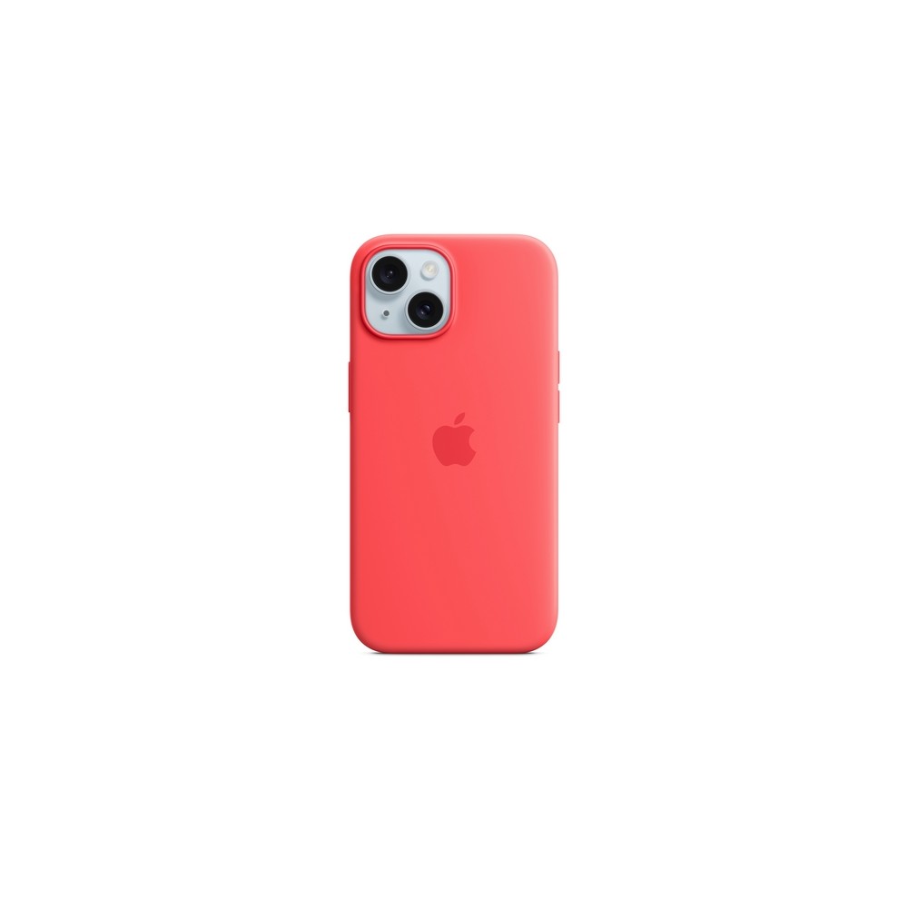 APPLE IPHONE 15 SILICONE CASE WITH MAGSAFE - GUAVA
