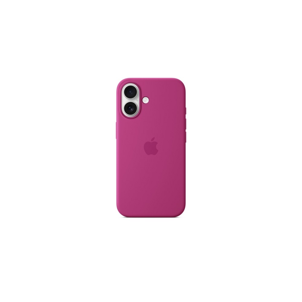 APPLE IPhone 16 Silicone Case With MagSafe - Fuchsia