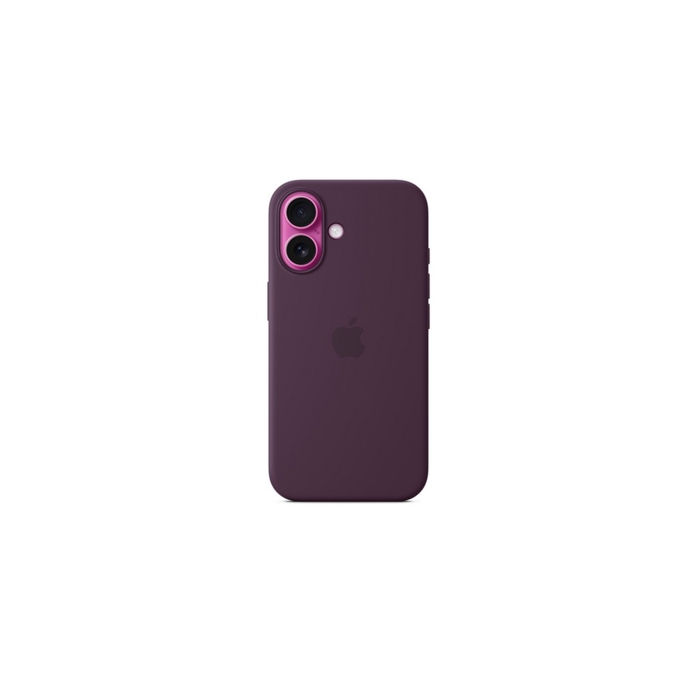APPLE IPhone 16 Silicone Case With MagSafe - Plum
