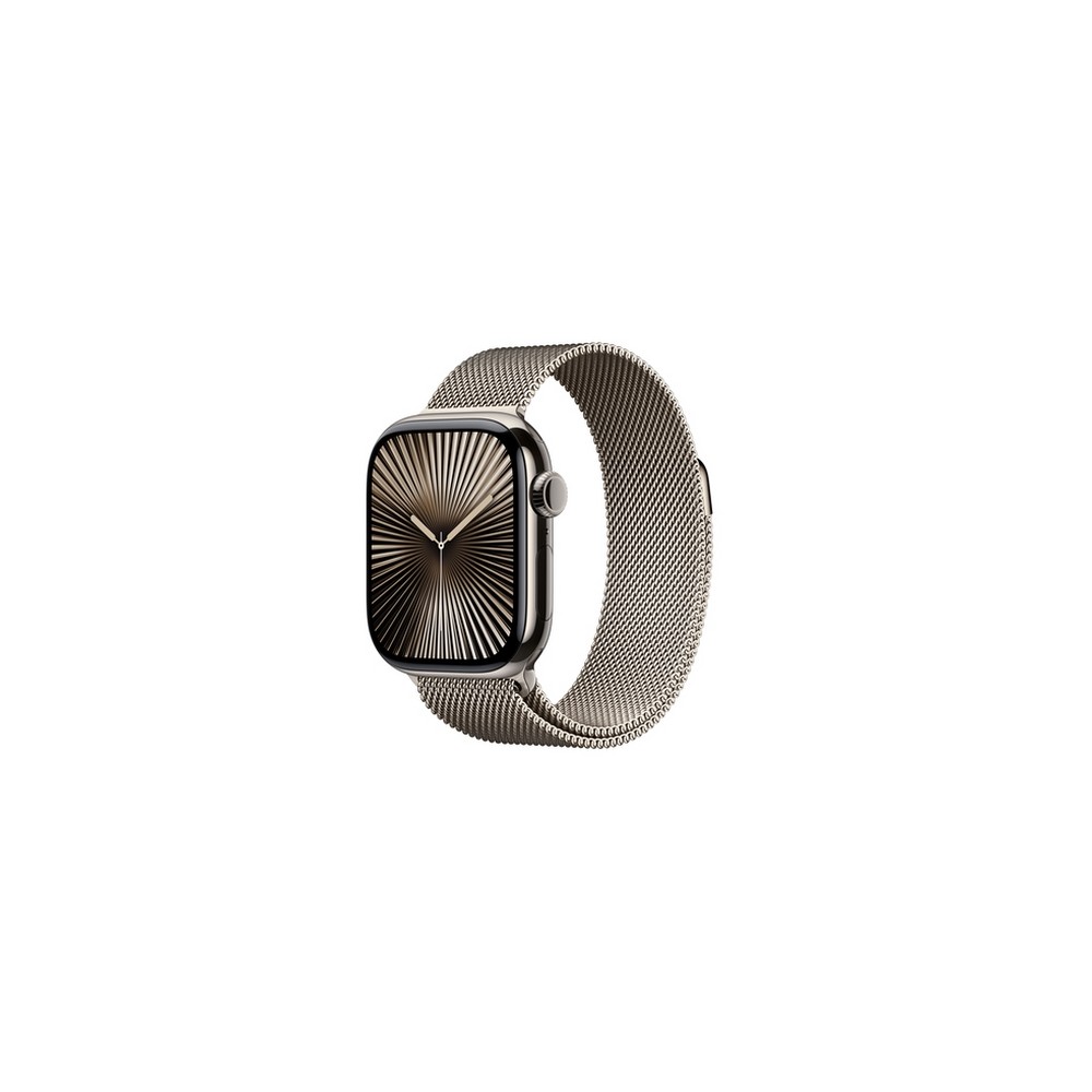 APPLE Apple Watch Series 10 GPS + Cellular 42mm Natural Titanium Case with Natural Milanese Loop