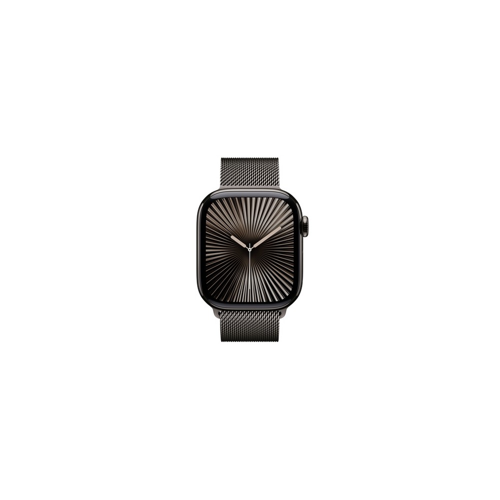 APPLE Apple Watch Series 10 GPS + Cellular 42mm Slate Titanium Case With Slate Milanese Loop