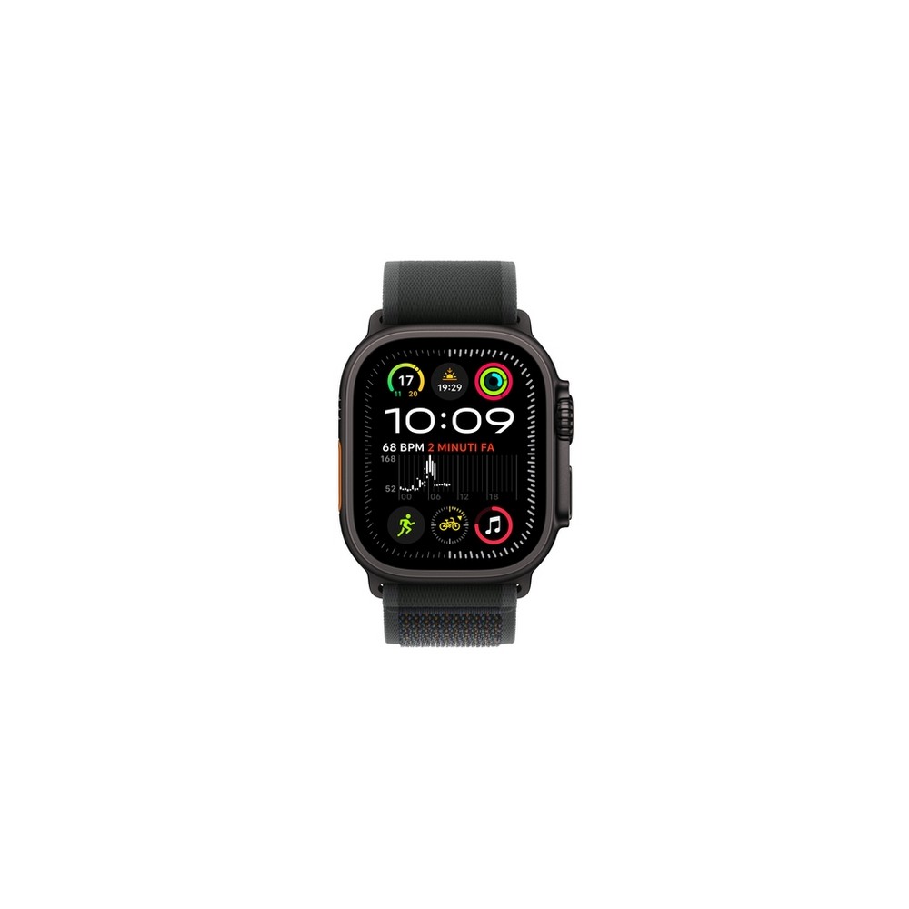 APPLE Apple Watch Ultra 2 GPS + Cellular 49mm Black Titanium Case With Black Trail Loop - S/M