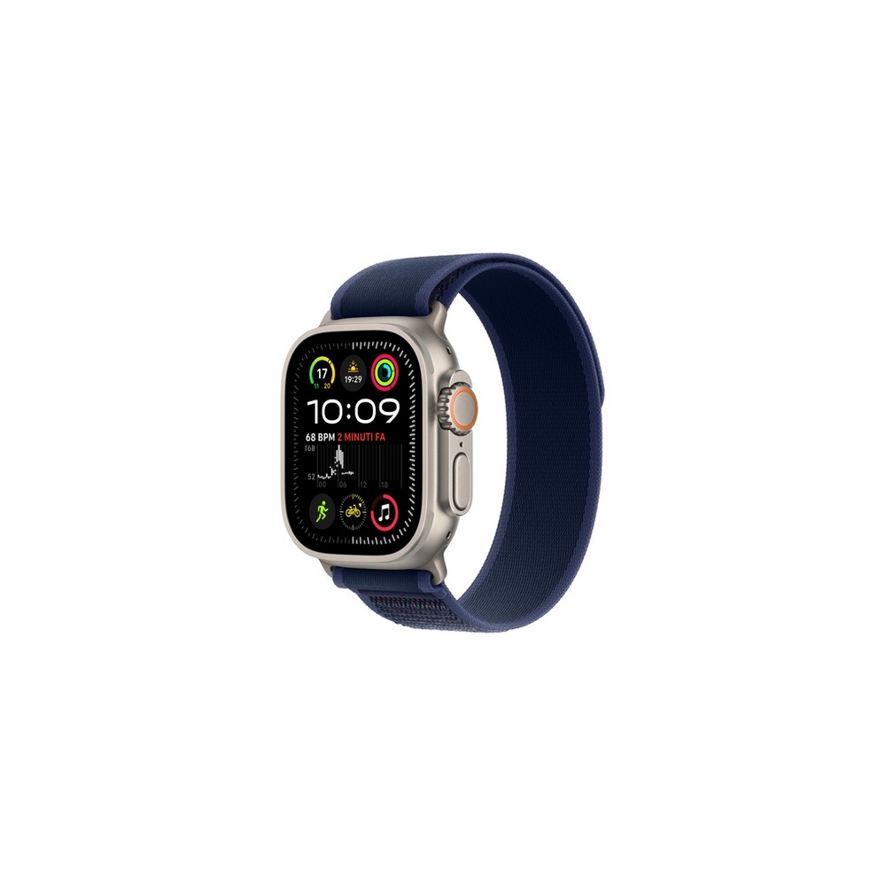 APPLE Apple Watch Ultra 2 GPS + Cellular 49mm Natural Titanium Case with Blue Trail Loop - M/L