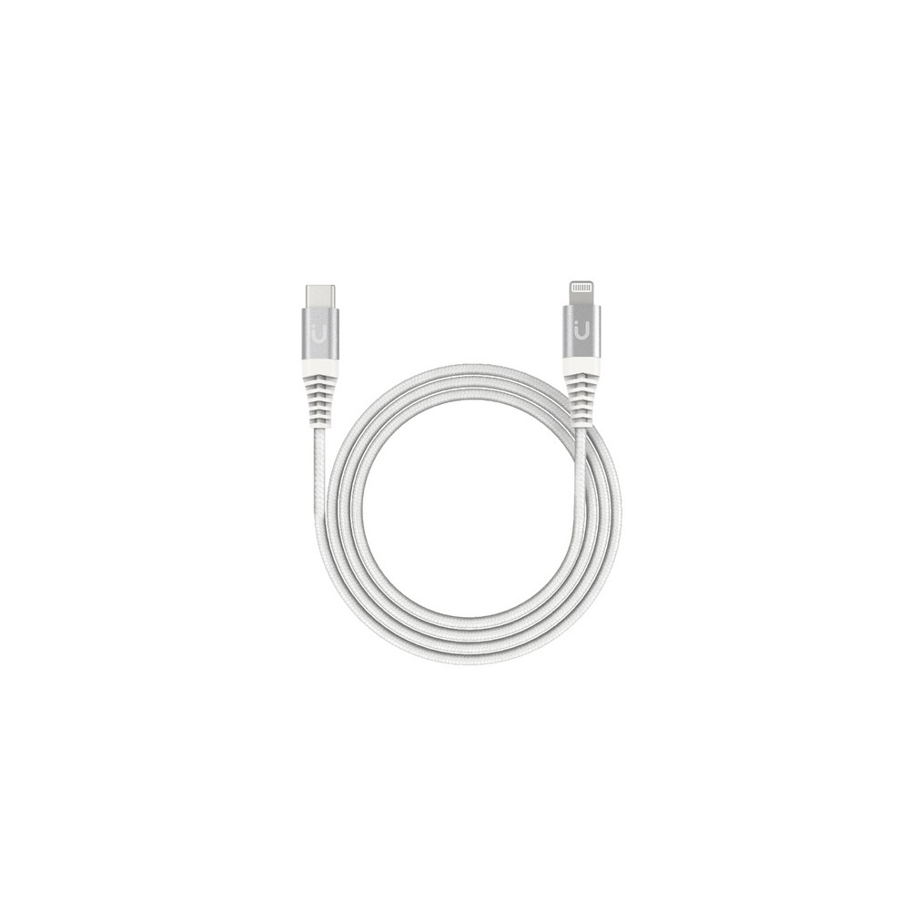 TUNIT Cavo Di Ricarica Nylon Intrecciato USB-C / Lightning - 1mt