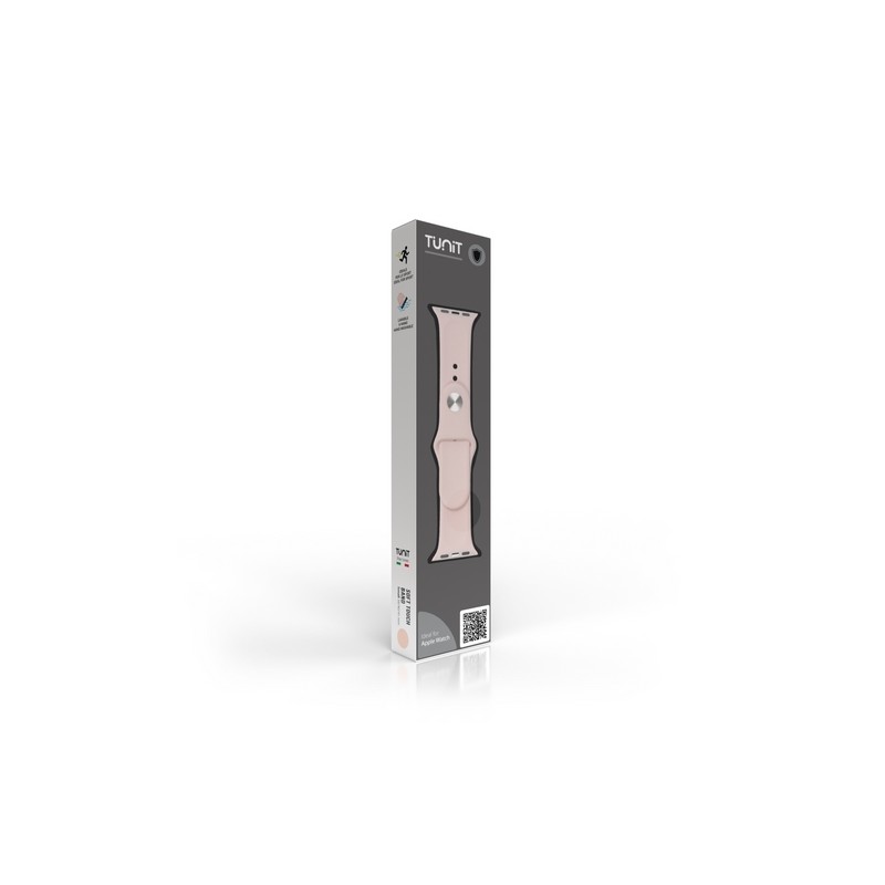 TUNIT Cinturino Apple Watch Silicone - 38/40/41 & Serie 10 42mm - Pink Sand