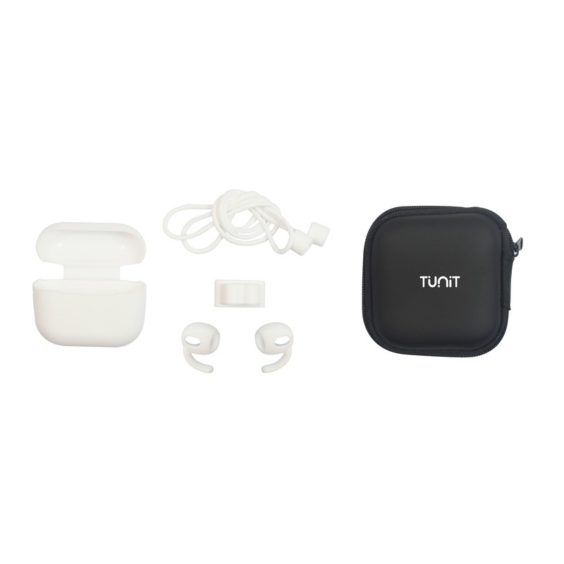 TUNIT Cover AirPods Apple 3a Generazione in Silicone - White