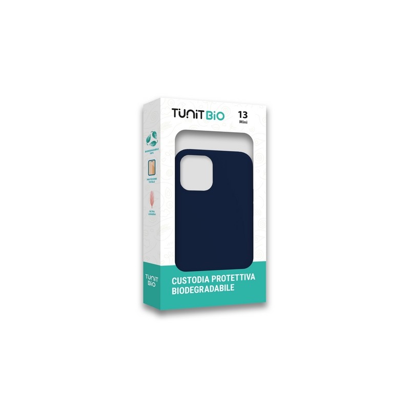 TUNIT BIO Cover Biodegradabile per iPhone 13 Mini - Blue Navy