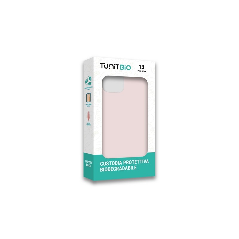 TUNIT BIO Cover Biodegradabile per iPhone 13 Pro Max - Pale