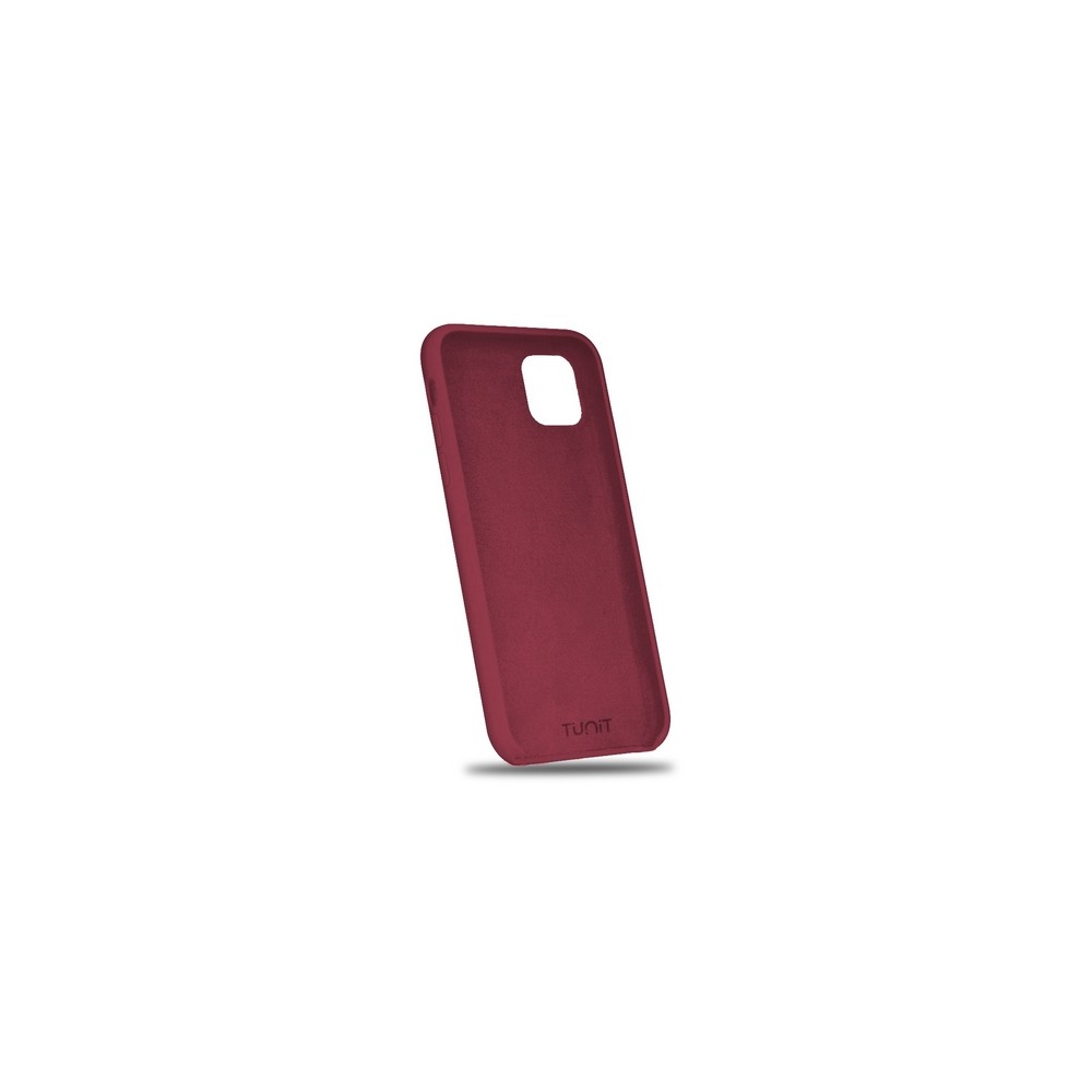 TUNIT Cover In Microfibra E Silicone Per IPhone 12 Mini - Red Rose