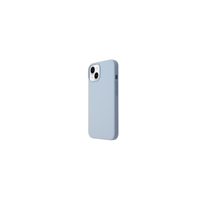 TUNIT Cover per iPhone 14 Plus in silicone MagSafe compatibile - Light Blue
