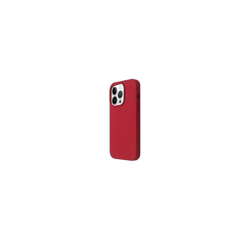 TUNIT Cover per iPhone 14 Pro in silicone MagSafe compatibile - Red