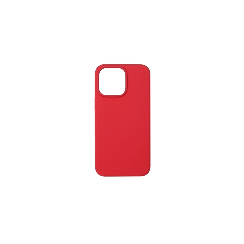 TUNIT CUSTODIA IN SILICONE COMPATIBILE CON MAGSAFE PER IPHONE 15 PRO - RED