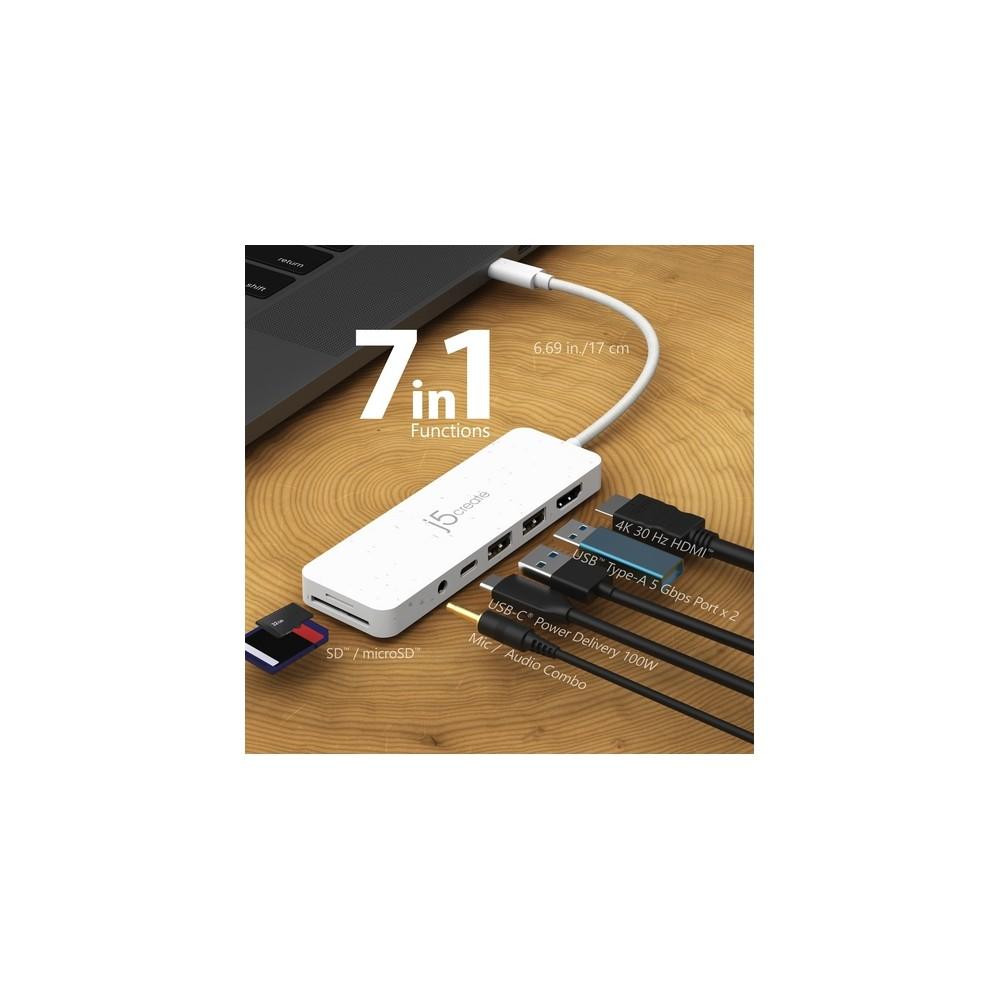 J5create Eco-Friendly USB-C Multi-Port Hub With Power Delivery