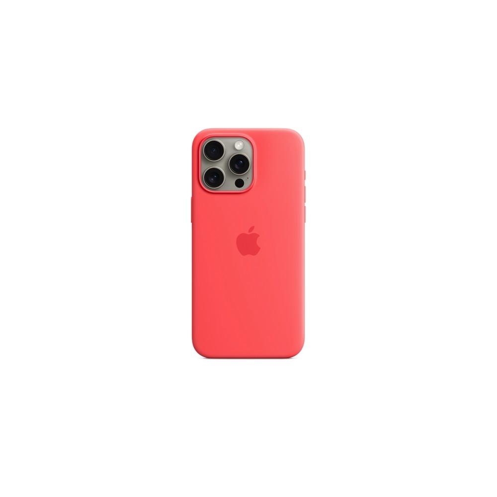 APPLE IPHONE 15 PRO MAX SILICONE CASE WITH MAGSAFE - GUAVA