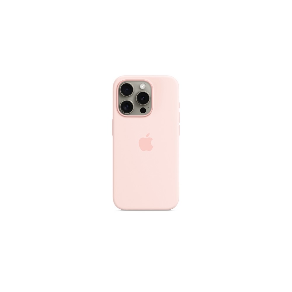 APPLE IPHONE 15 PRO SILICONE CASE WITH MAGSAFE - LIGHT PINK
