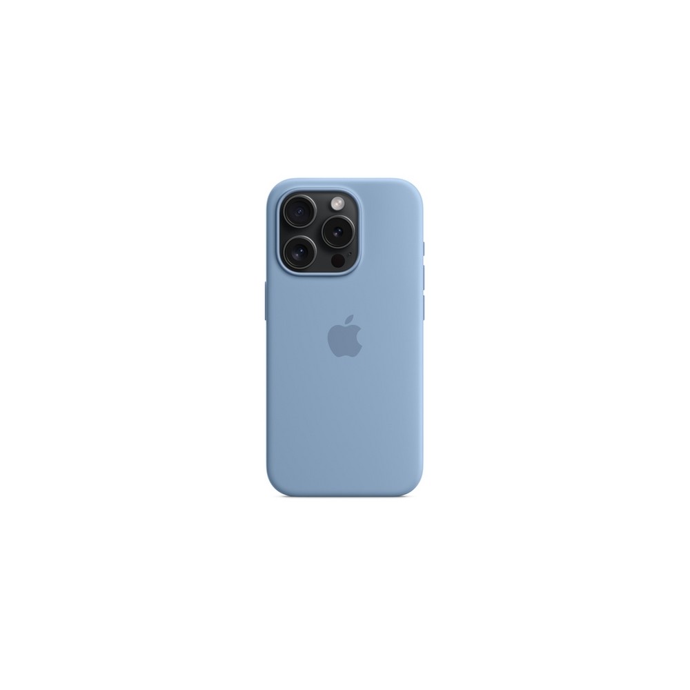APPLE IPHONE 15 PRO SILICONE CASE WITH MAGSAFE - WINTER BLUE