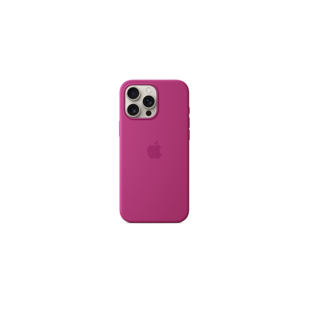 APPLE IPhone 16 Pro Max Silicone Case With MagSafe - Fuchsia