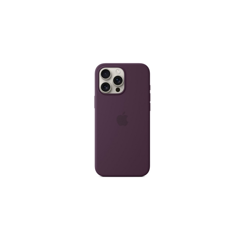 APPLE IPhone 16 Pro Max Silicone Case With MagSafe - Plum