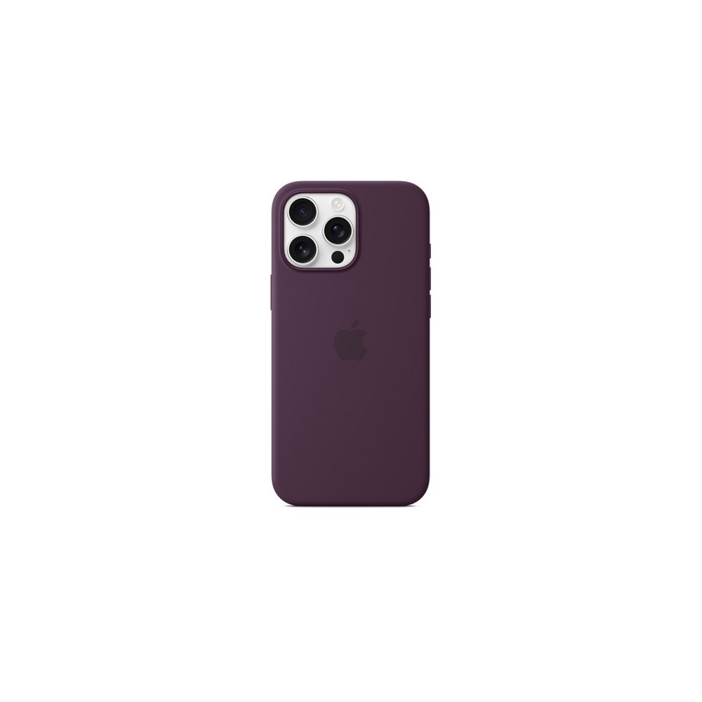 APPLE IPhone 16 Pro Max Silicone Case With MagSafe - Plum