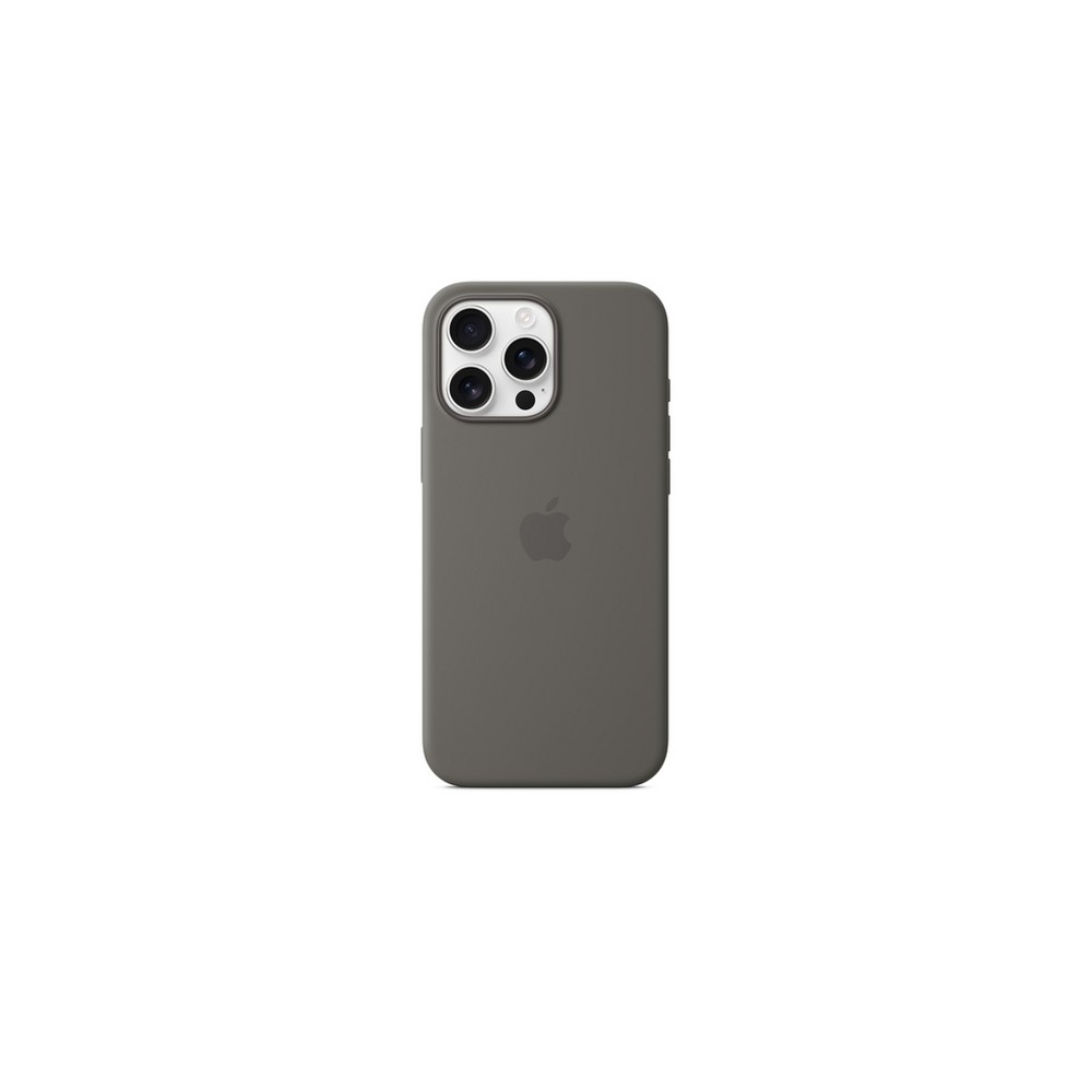 APPLE IPhone 16 Pro Max Silicone Case With MagSafe - Stone Gray