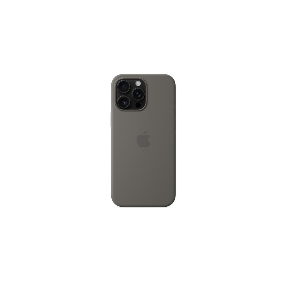 APPLE IPhone 16 Pro Max Silicone Case With MagSafe - Stone Gray