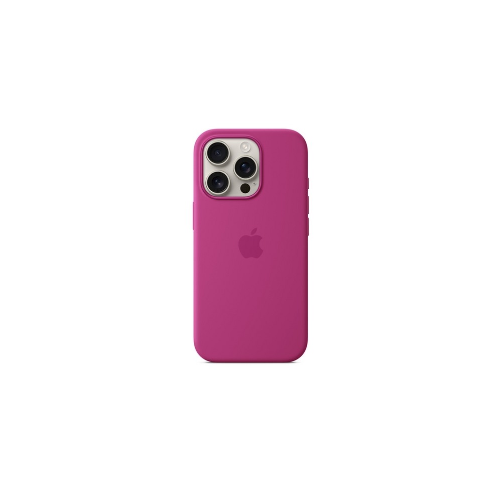 APPLE IPhone 16 Pro Silicone Case With MagSafe - Fuchsia