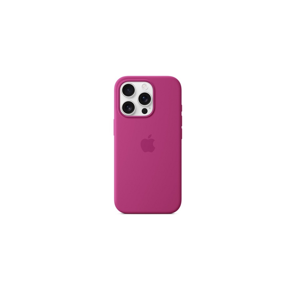 APPLE IPhone 16 Pro Silicone Case With MagSafe - Fuchsia