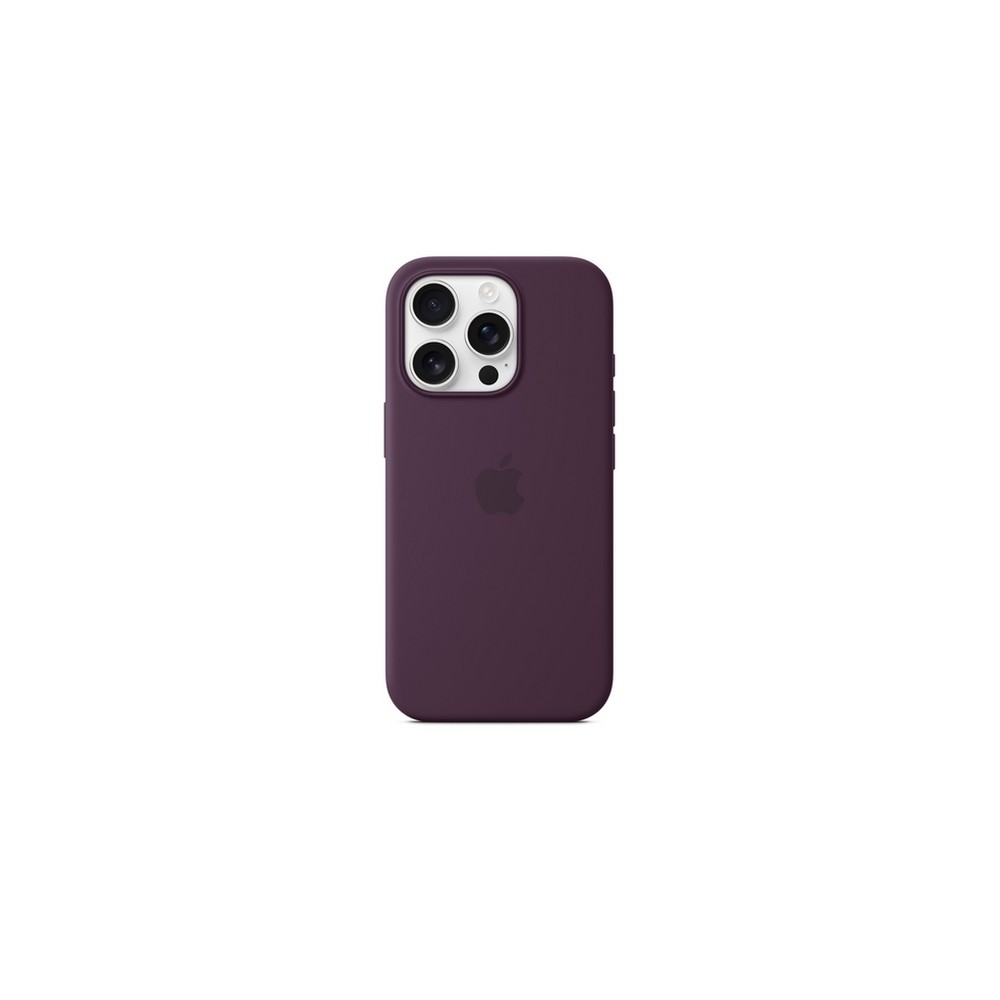 APPLE IPhone 16 Pro Silicone Case With MagSafe - Plum