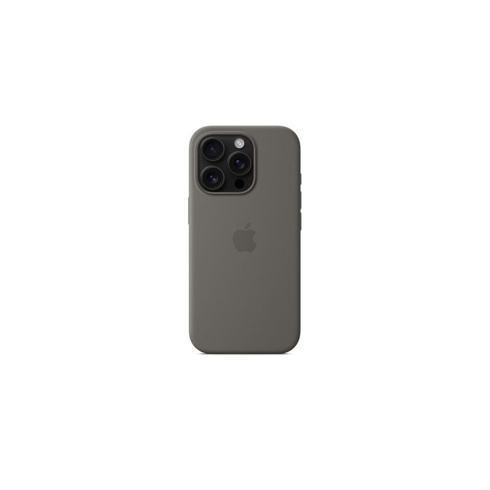 APPLE IPhone 16 Pro Silicone Case With MagSafe - Stone Gray