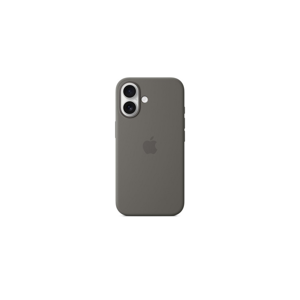 APPLE IPhone 16 Silicone Case With MagSafe - Stone Gray