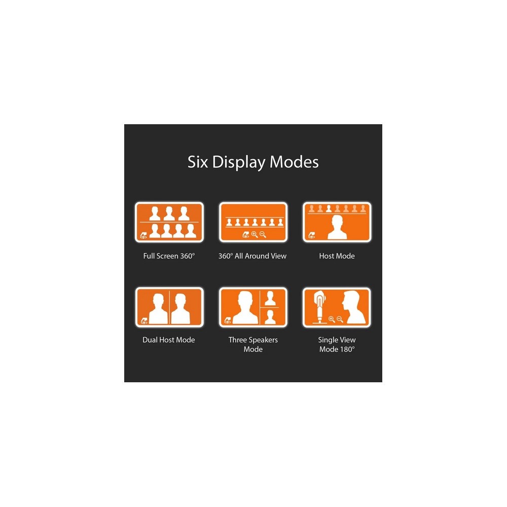 J5create 360° AI-Powered Webcam With Speakerphone