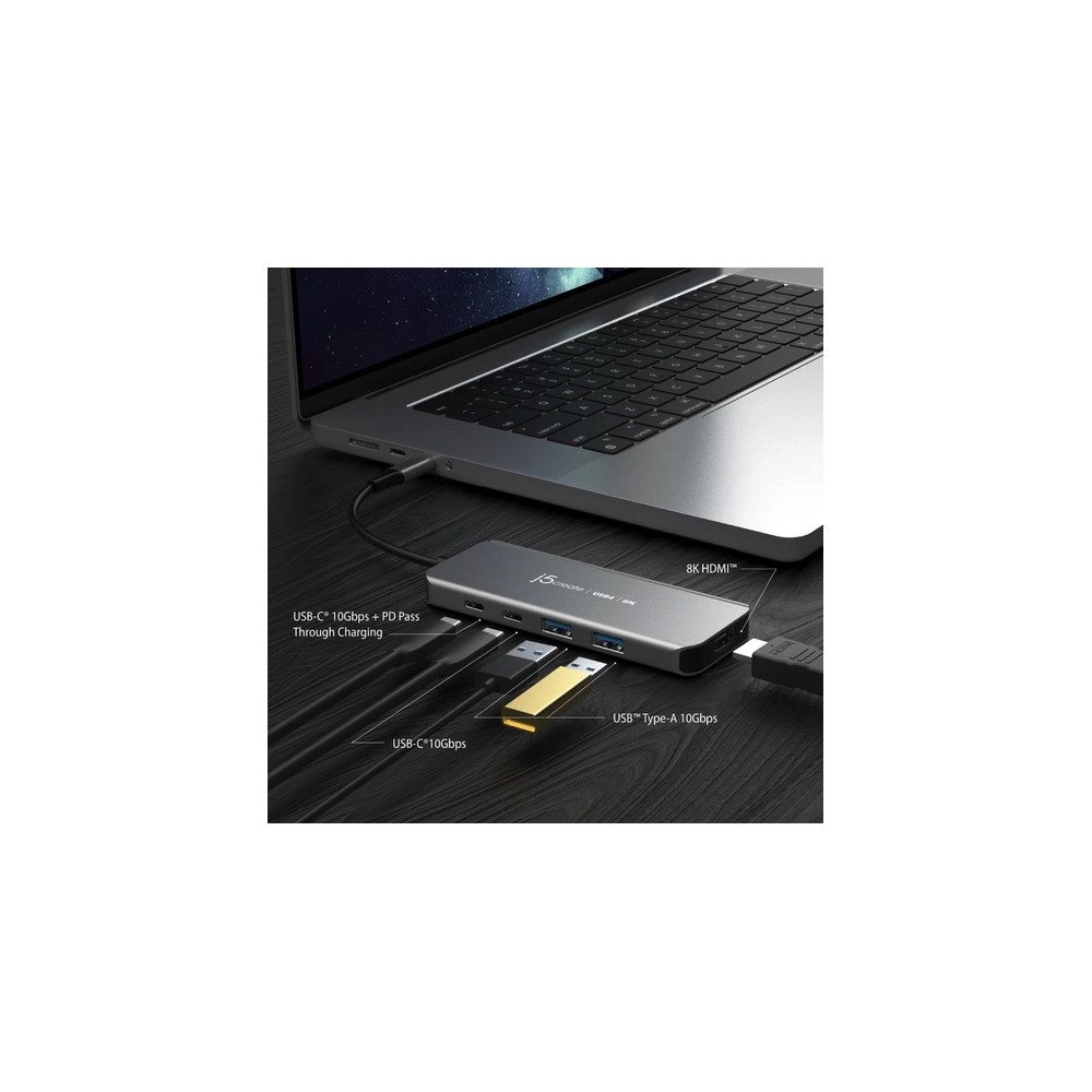 J5create USB4 8K60 Slim Hub