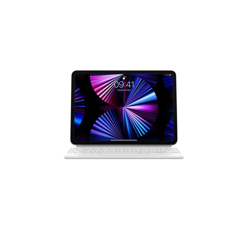 APPLE MAGIC KEYBOARD FOR IPAD PRO 11-INCH (3RD GEN) AND IPAD AIR (4TH GEN) - RUSSIAN - WHITE - (MIN. 10PZ)