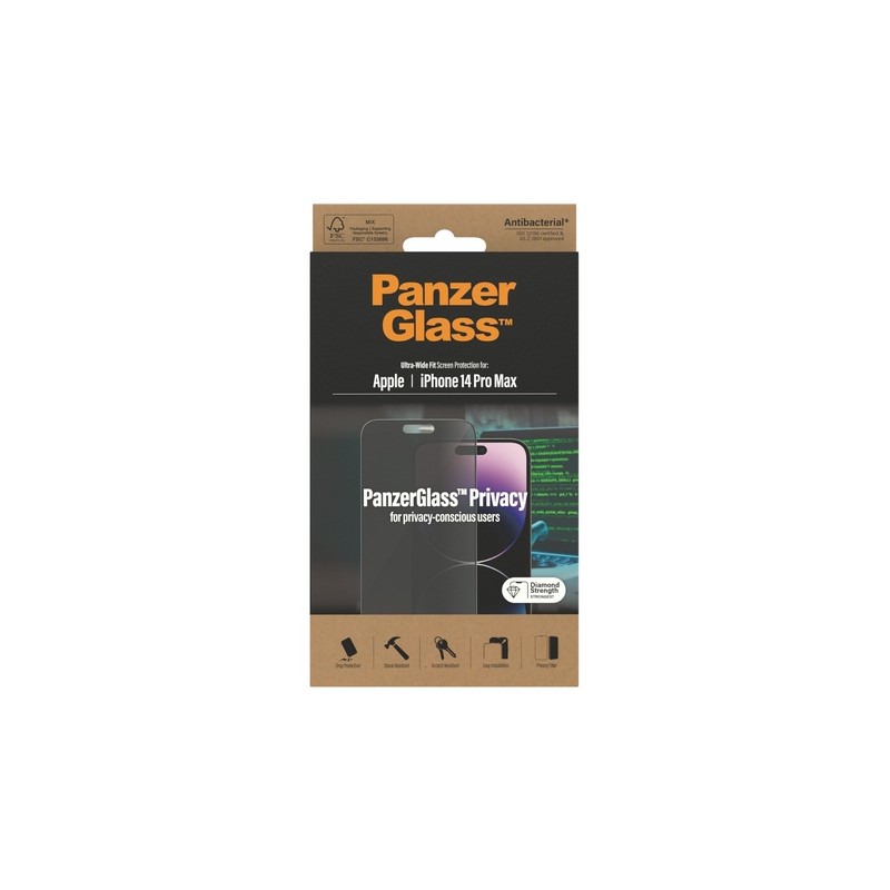 PanzerGlass PanzerGlass Apple iPhone 14 Pro Max UWF Privacy AB