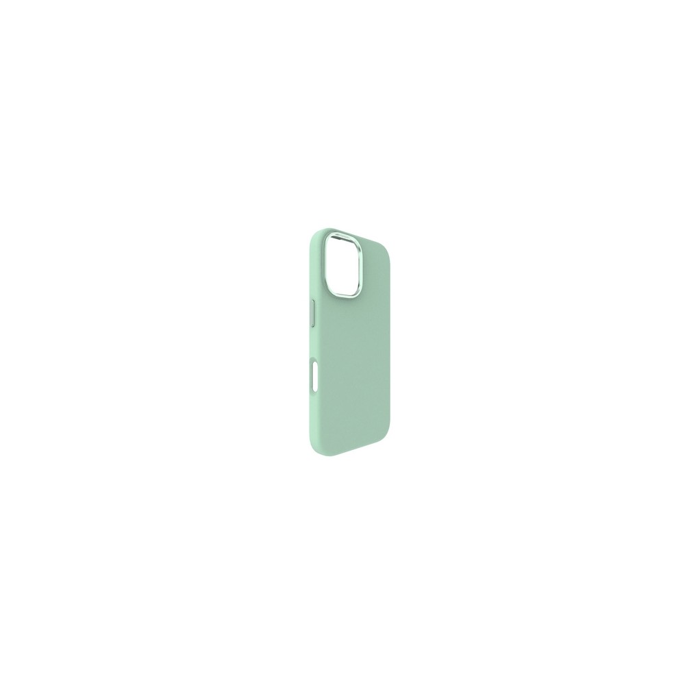 TUNIT SOFT TOUCH cover in silicone per iPhone 16 MagSafe compatible - Mint