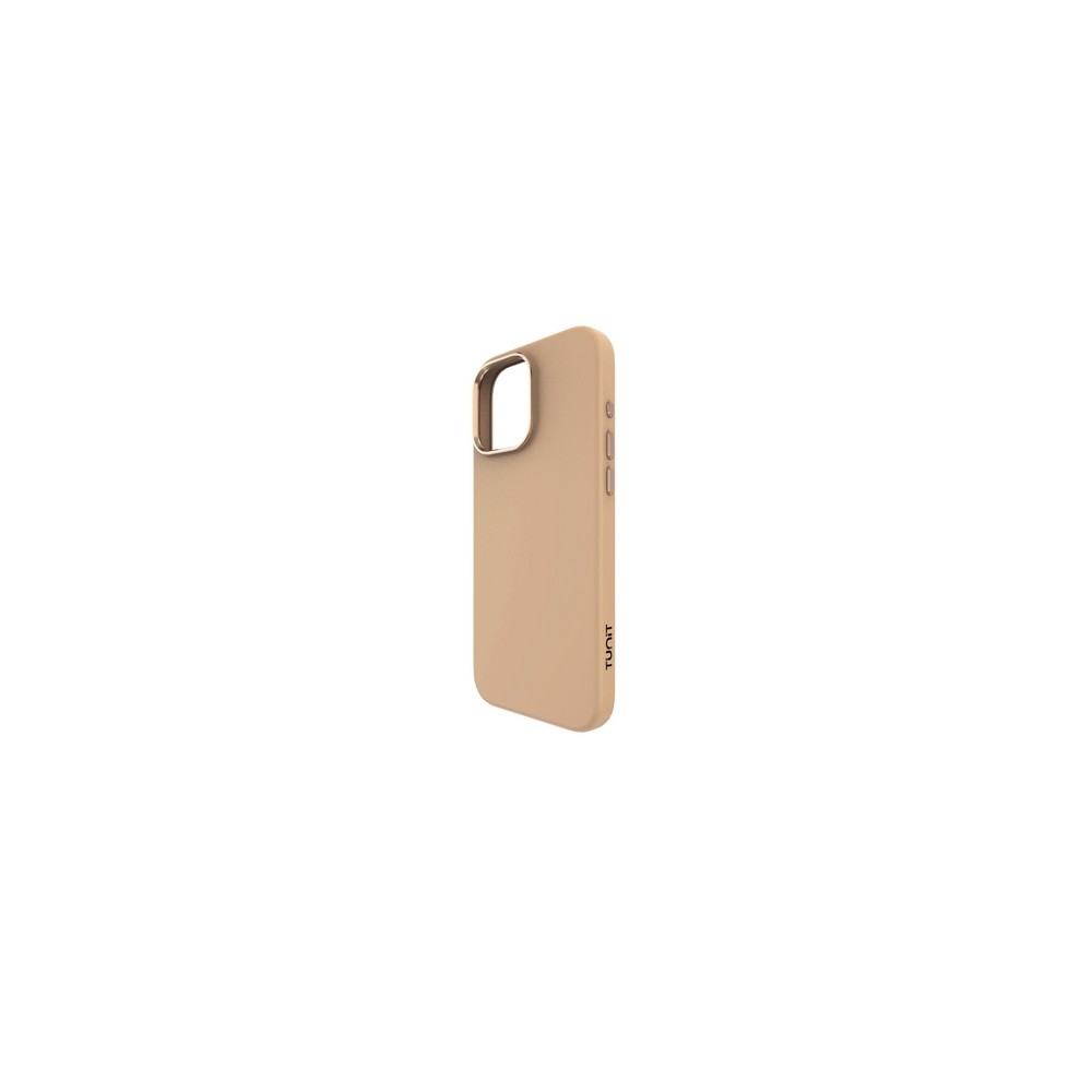 TUNIT SOFT TOUCH Cover In Silicone Per IPhone 16 Pro Max MagSafe Compatible - Beige Gold