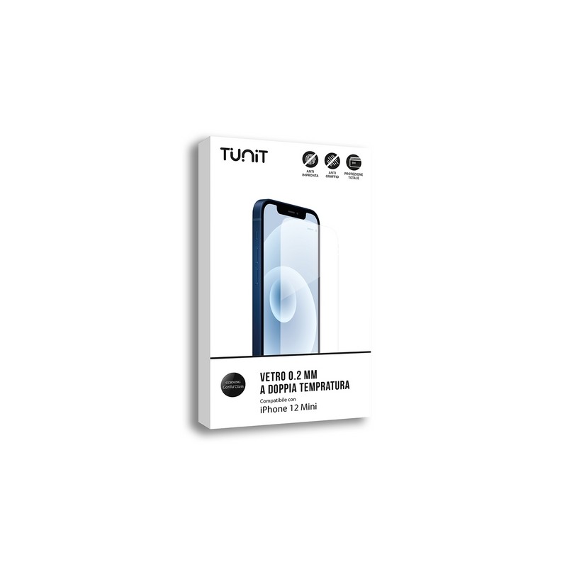 TUNIT Vetro a Doppia Tempratura per iPhone 12 mini