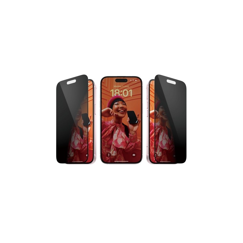 PanzerGlass VETRO PROTETTIVO PRIVACY PER IPHONE 15 ULTRA-WIDE FIT