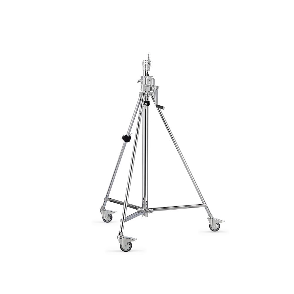 Manfrotto Avenger Stativo Wind Up CS 260cm 1 Alzata Ruote con Fermo