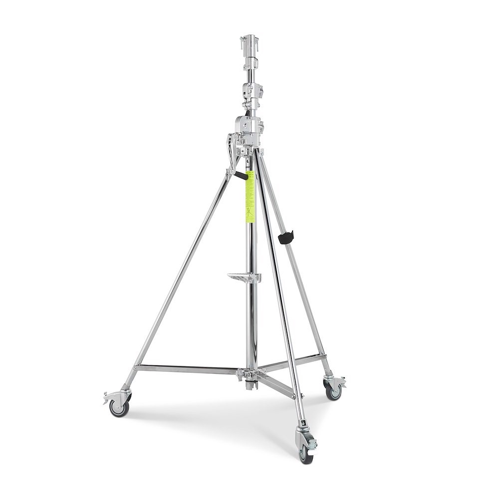 Manfrotto Avenger Stativo Wind Up CS 3 9m LowBoy 2R Ruote con Fermo