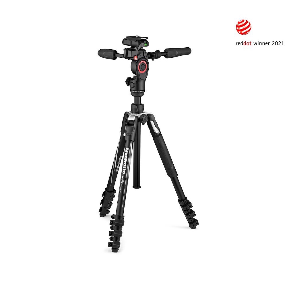 Manfrotto Befree 3-Way Advanced in alluminio con chiusura a leva