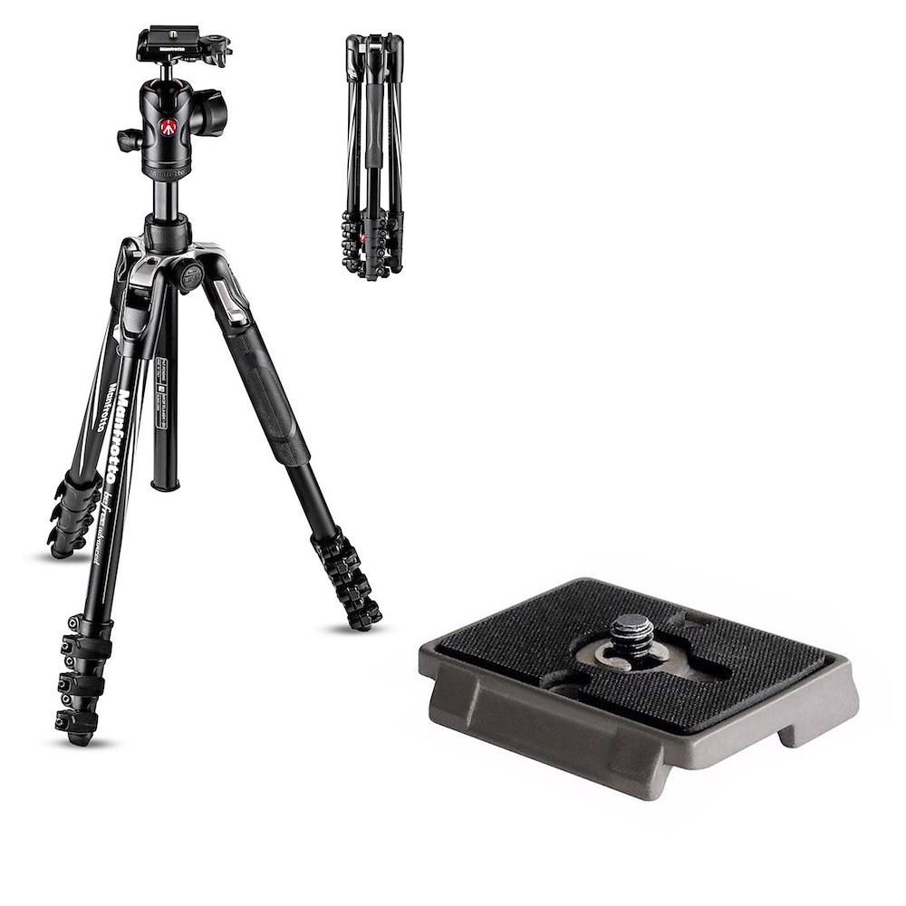 Manfrotto Befree Advanced Alu Travel Tripod Lever Kit 200PL QR Plate