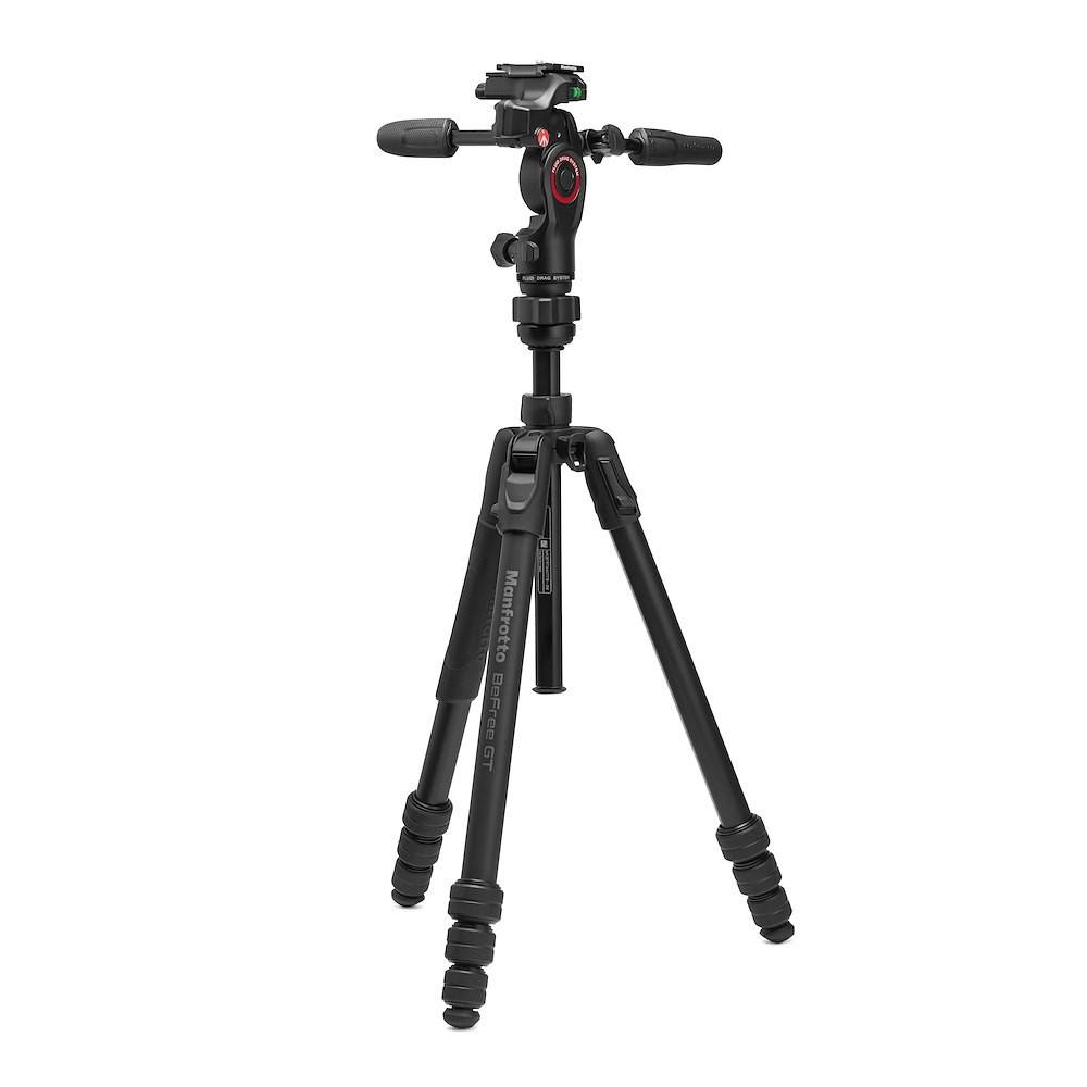 Manfrotto Befree GT PRO 3-Way treppiede in alluminio