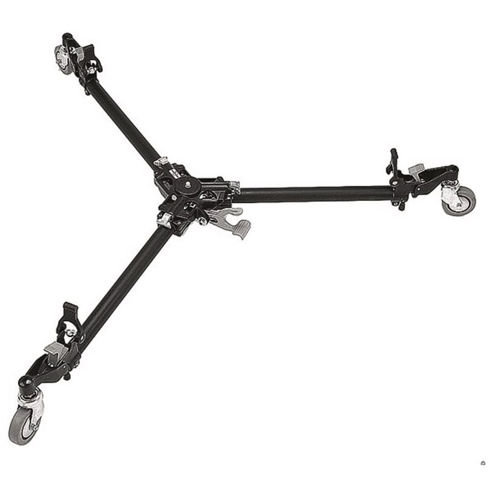 Manfrotto Carrello autodolly per treppiedi a puntale doppio o singolo
