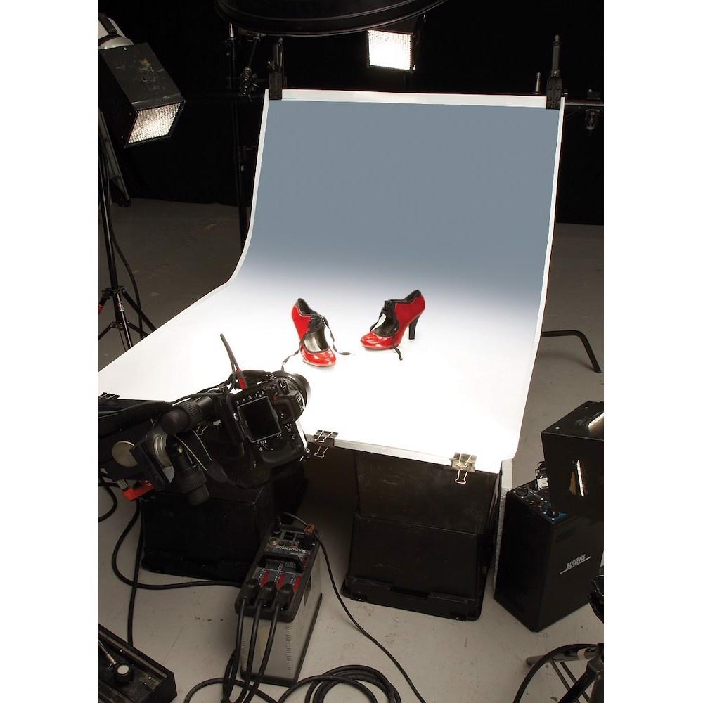 Manfrotto Colorama Colorgrad PVC Background 110 x 170cm White / Grey