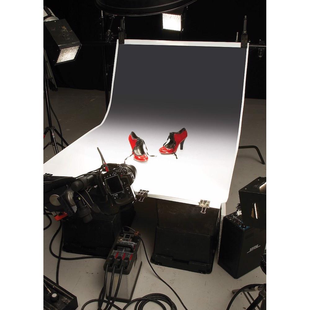 Manfrotto Colorama Colorgrad PVC Grad Background 110x170cm White/Black