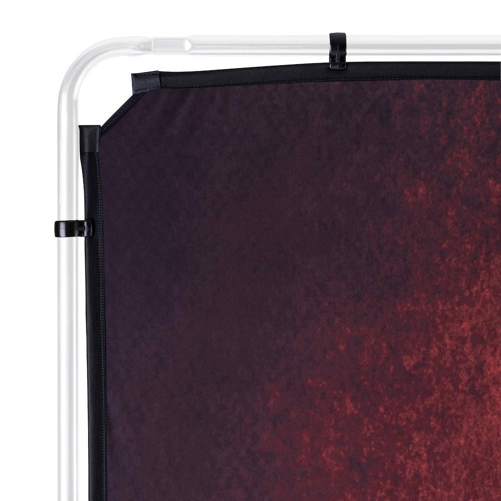 Manfrotto Cover per fondali EzyFrame Vintage 2x2 3m - Crimson