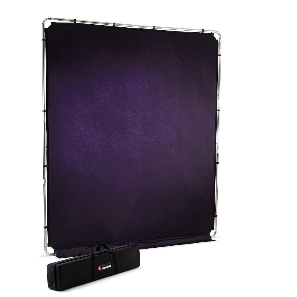 Manfrotto Fondale EzyFrame Vintage 2x2 3m Aubergine