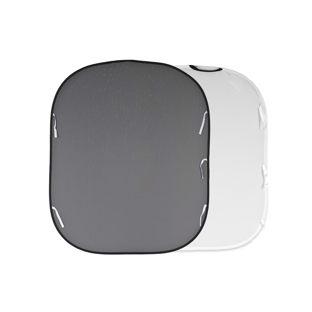 Manfrotto Fondale richiudibile Bianco / Grigio 1 5 x 1 8m