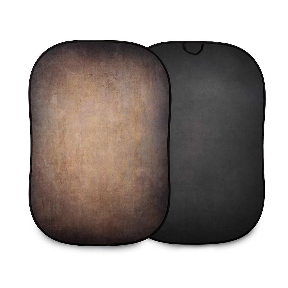 Manfrotto Fondale Vintage pieghevole 1 5 x 2 1 m Walnut/Pewter